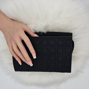 Dior Cannage Charm Nylon Pouch